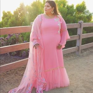 plus size anarkali online 